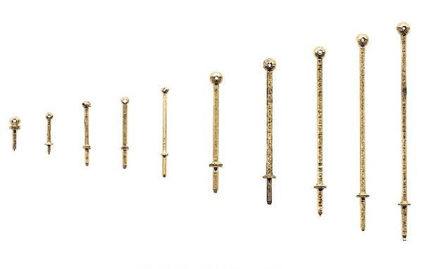 Relingst&uuml;tze 15mm 1 Durchzug (10 St&uuml;ck)