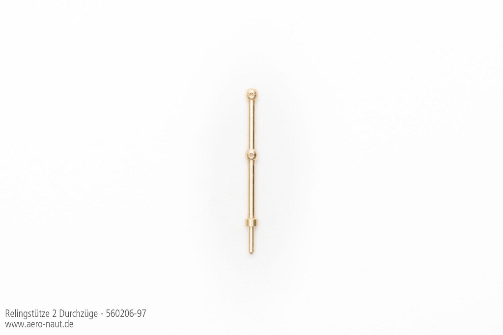 Relingst&uuml;tze 2 Durchz&uuml;ge / 16mm