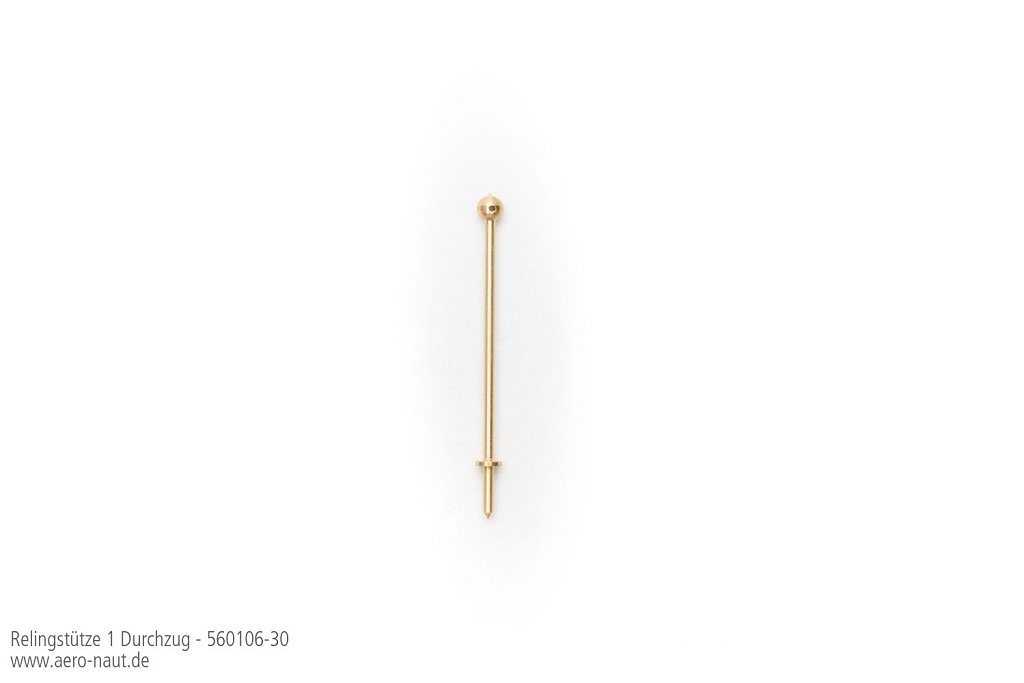Relingst&uuml;tze 1 Durchzug / 20mm