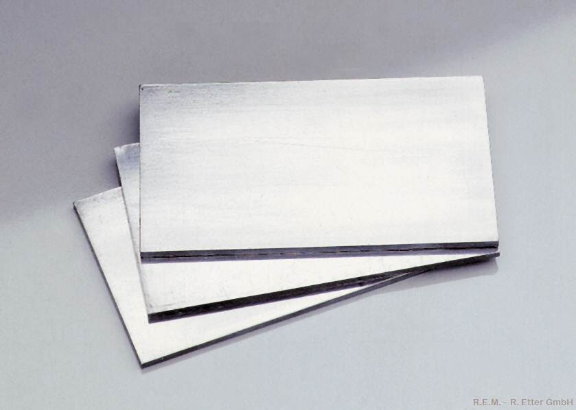 Walzblei 4 Platten 2x40x70mm  240 g