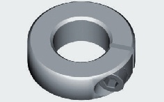 Alu-Klemmring für 10,0 mm Welle 5 Stück