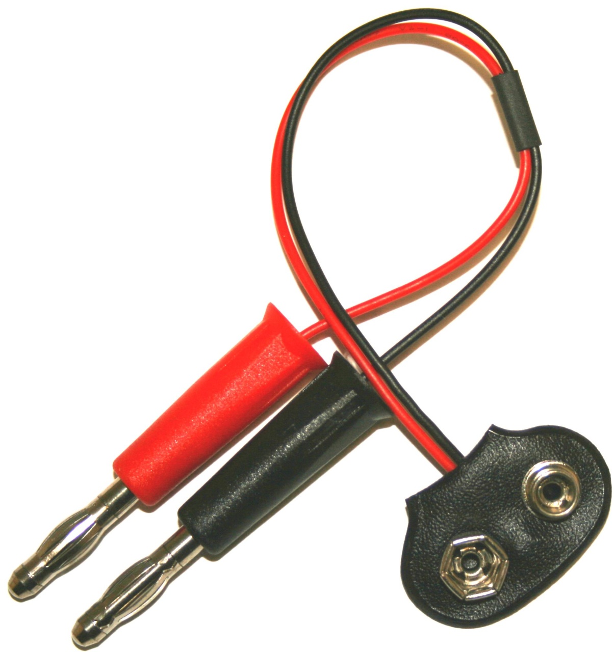 Akkuladekabel f&uuml;r 9-Volt-Akku 0,25mm&sup2; 10cm