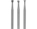 Fräser 2,3mm 3 Verschiedene